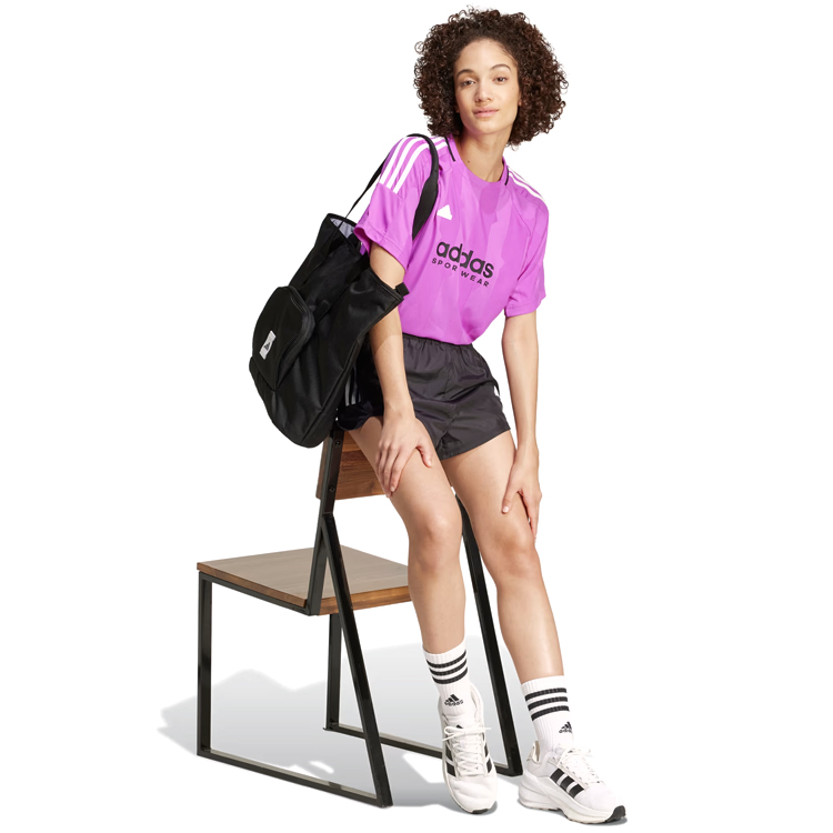Tricou Adidas W TIRO Q3 BOYFT XXS Liliac Femei photo 2