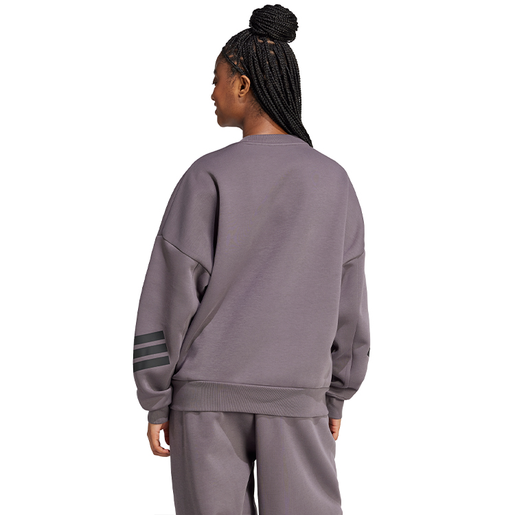 Hanorac Adidas W FI 3S SWT XL Gri Femei photo 3