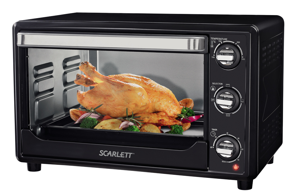 Cuptor electric Scarlett SC-EO93O14, 25 l, 1500 W, Negru photo Cuptor electric Scarlett SC-EO93O14, 25 l, 1500 W, Negru photo