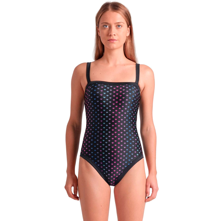 Купальник Arena RAINBOW MONOGRAM BIKINI TRIANG XS Черный Женский photo 1