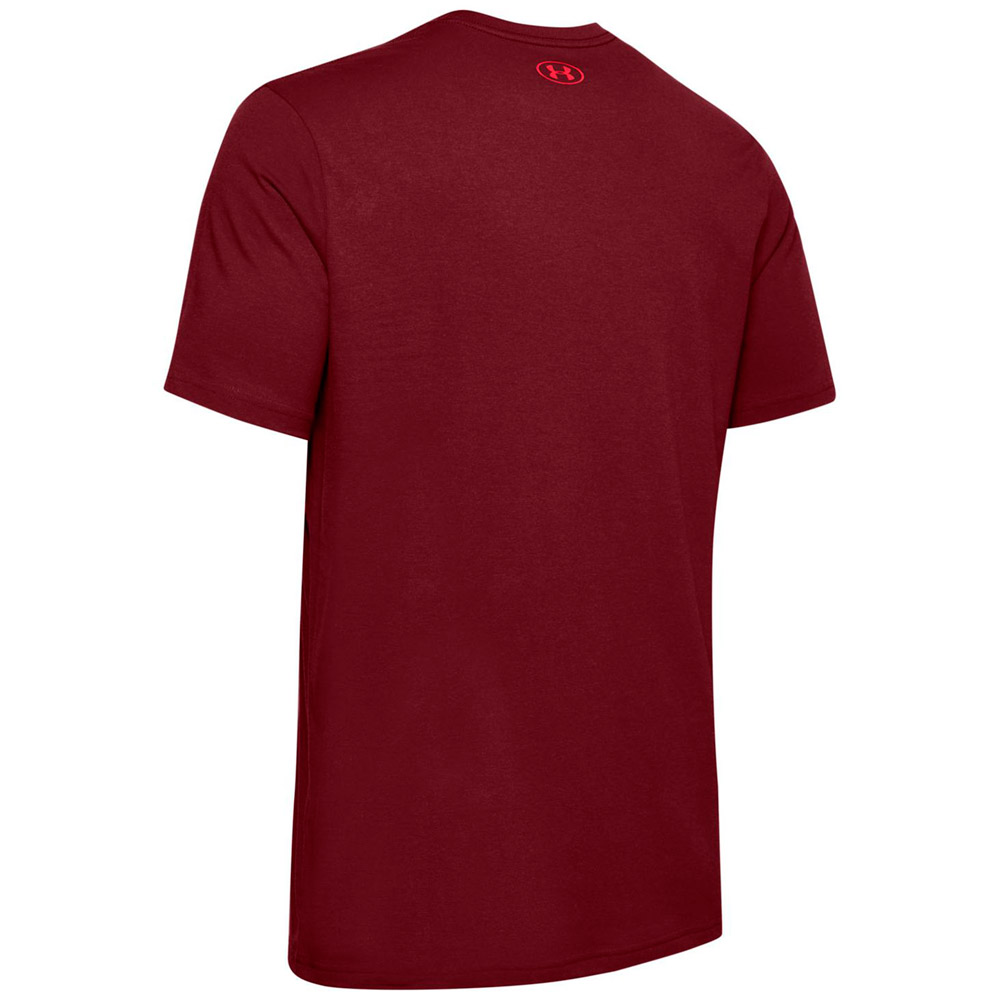Tricou bărbătesc Under Armour UA GL Foundation SS T L Bordo photo 2