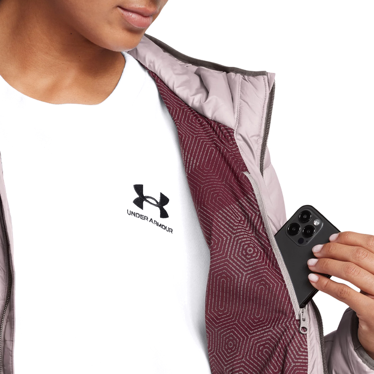 Куртка Under Armour LEGEND DOWN HOODED JACKET L Сиреневый Женский photo 4