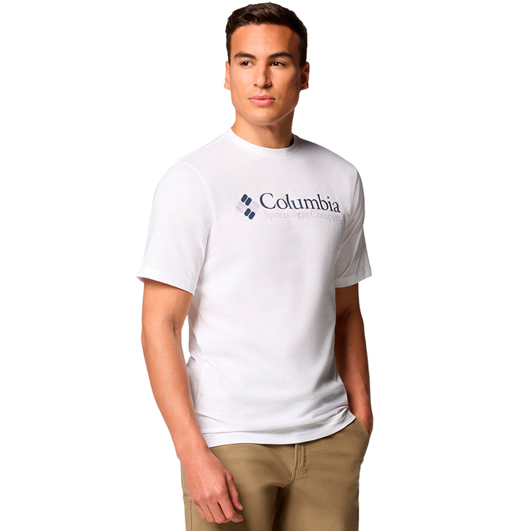 Tricou bărbătesc Columbia CSC Basic Logo Short Sleeve Shirt S Alb photo 5
