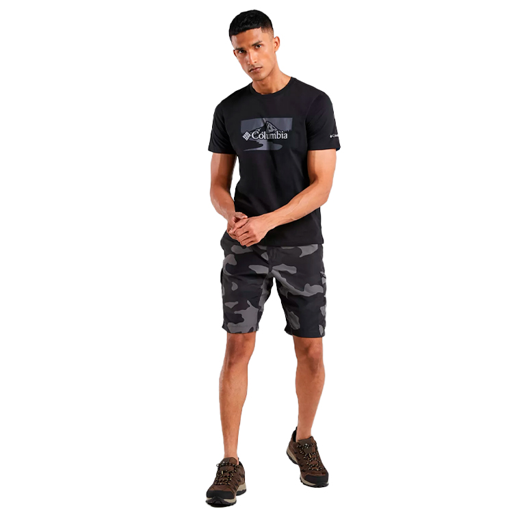 Tricou bărbătesc Columbia Path Lake Graphic Tee II S Negru photo 3