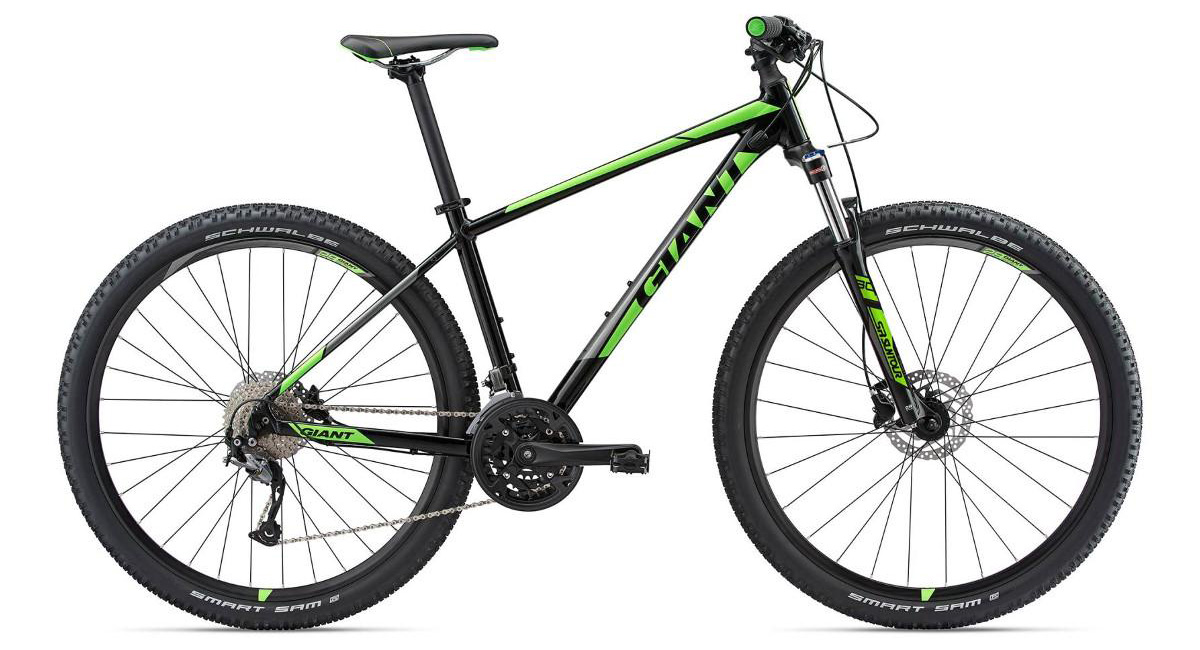 Bicicleta de munte Giant Talon 3GE Negru-verde M photo 1 Bicicleta de munte Giant Talon 3GE Negru-verde M photo 1