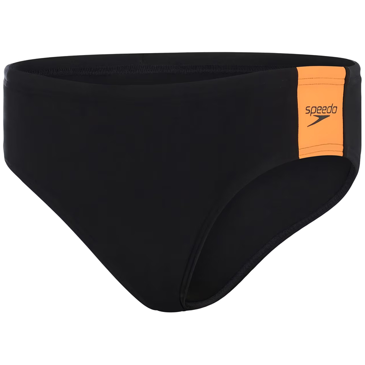 Плавки Speedo BOOM LOGO SPL 5CM BRF JM / Мужской / Marimea 5-6 / Черный/Оранжевый photo 2