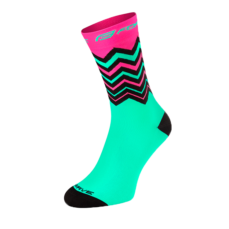 Sosete Unisex Force WAVE 36-41 Roz-verde photo 1 Sosete Unisex Force WAVE 36-41 Roz-verde photo 1
