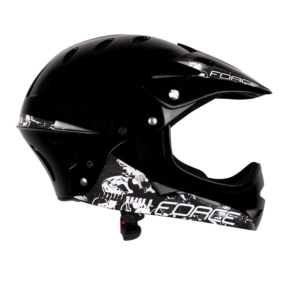 Casca de bicicleta Force DOWNHILL Negru 90215 photo 2