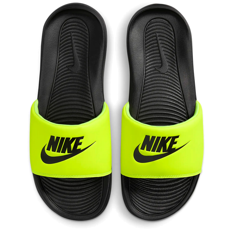 Шлепанцы Nike VICTORI ONE SLIDE / Мужской / 38.5 / Черный/Желтый photo 4