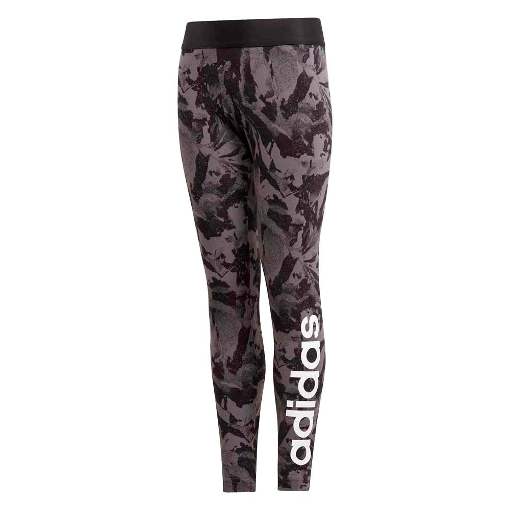 Panta-colanti Adidas YG E AOP TIGHT / Femei / 116 / Gri photo 1
