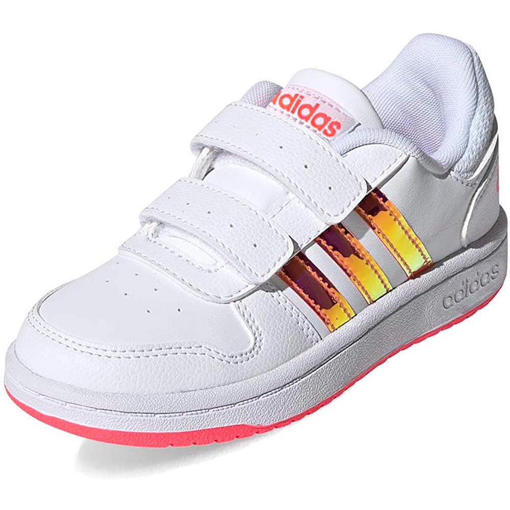 Кроссовки Adidas HOOPS 2.0 CMF C / Женский / 28 / Розовый/Белый photo 2