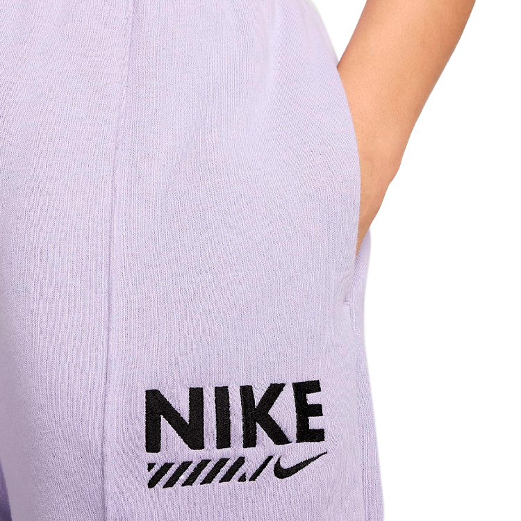 Pantaloni Nike W NSW FLC PANT GLS L Mov Femei photo 4