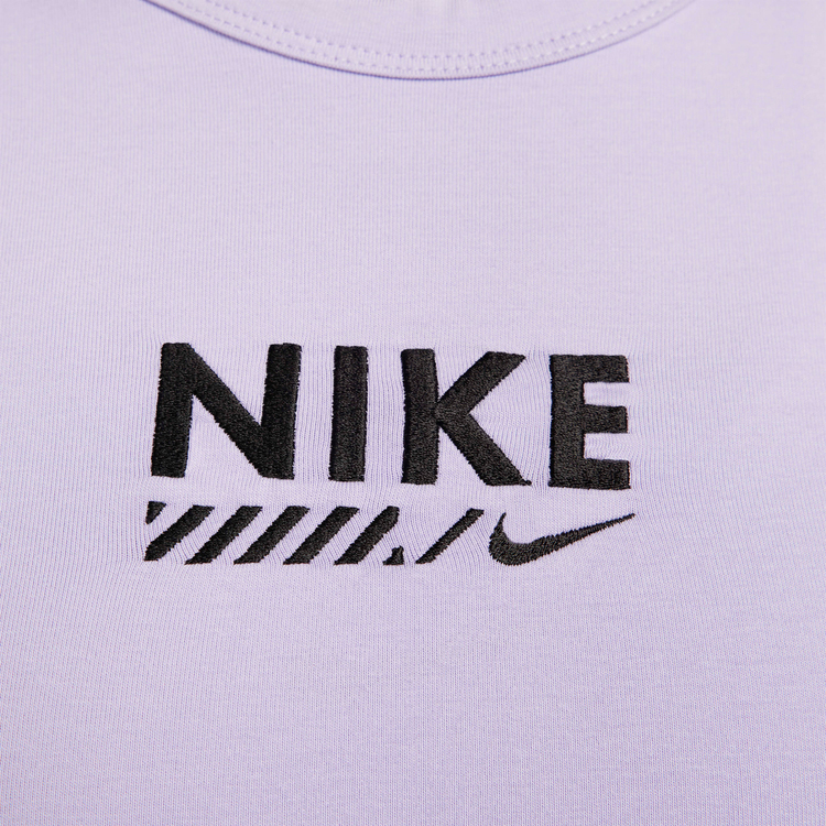Футболка Nike W NSW TEE BBY GLS L Сиреневый Женский photo 5