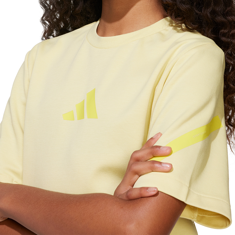 Футболка Adidas J ZNE TEE / Женский / 128 / Желтый photo 5
