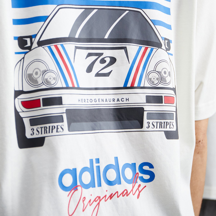 Футболка мужская Adidas MOTOSP GFX TEE S Белый photo 2