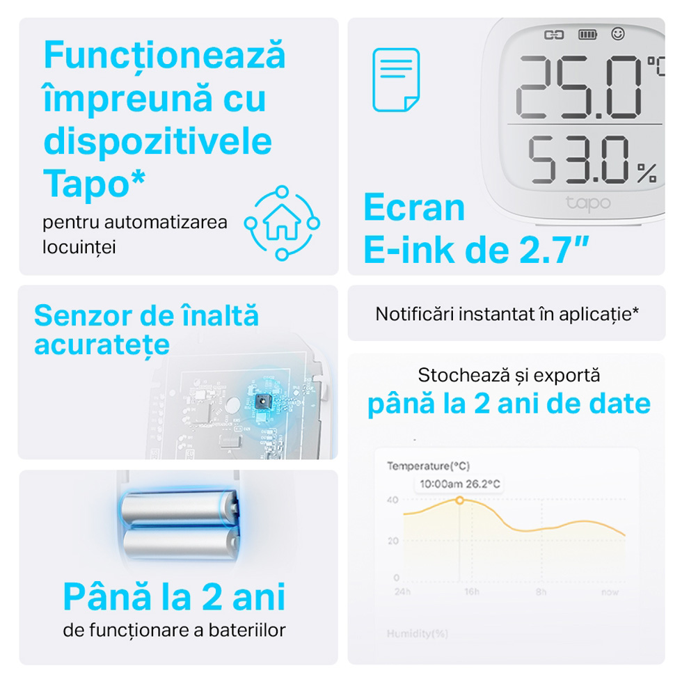 Монитор температуры и влажности TP-LINK Tapo T315  photo 2