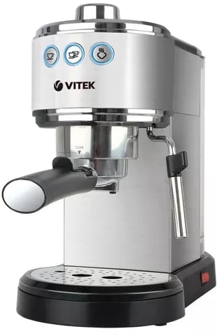 Кофеварка Vitek VT-1515 / 1 л / Рожковая / Молотый photo 1 Кофеварка Vitek VT-1515 / 1 л / Рожковая / Молотый photo 1