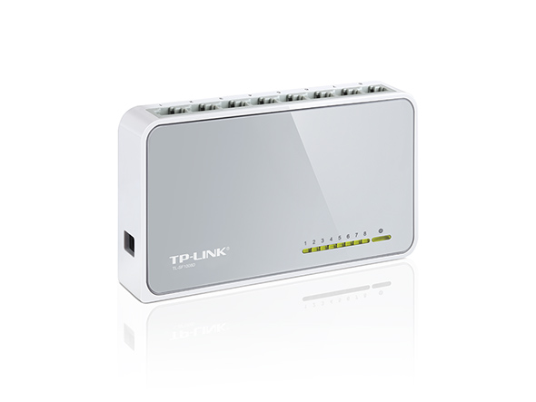 Switch TP-LINK TL-SF1008D / 8 port / 100Mb / RJ45 / Plastic case photo 2