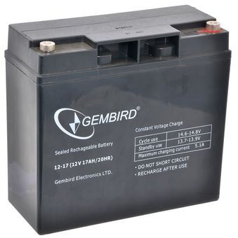 Gembird Battery 12V 17AH photo 1 Gembird Battery 12V 17AH photo 1