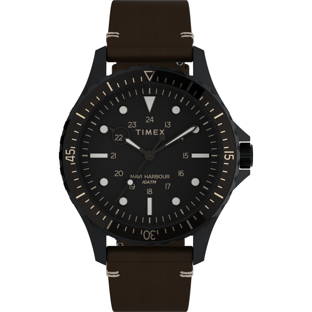 Navi XL 41mm Leather Strap Watch photo 1