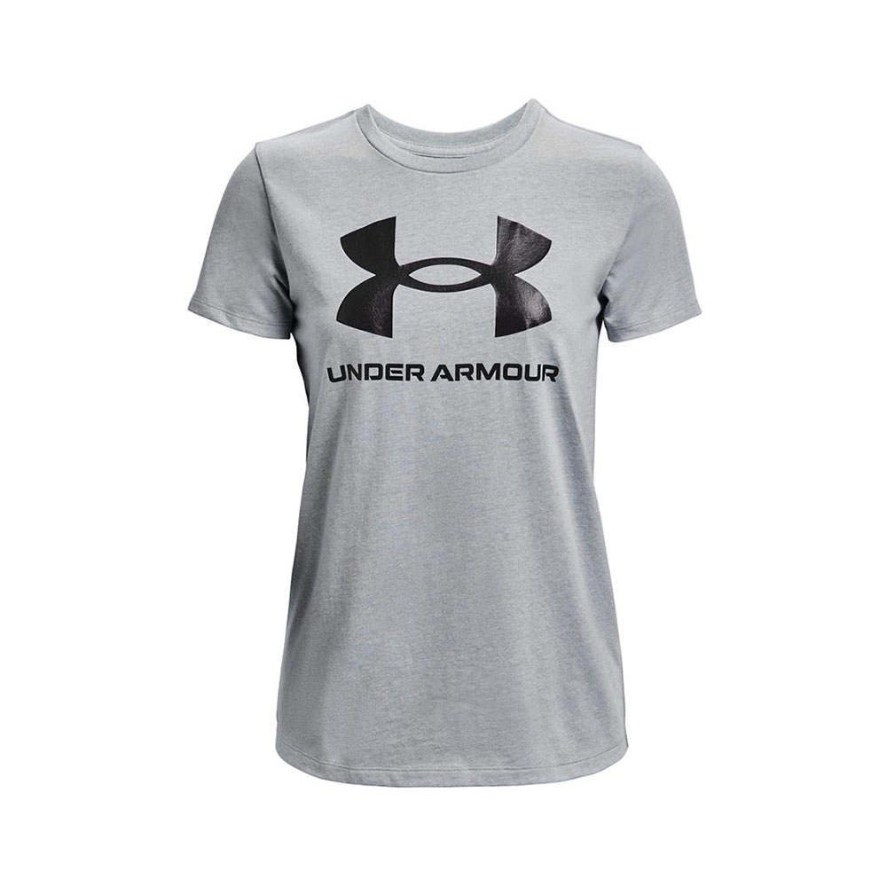 Tricou Under Armour LIVE SPORTSTYLE GRAPHIC SSC / Femei / L / Gri photo 1