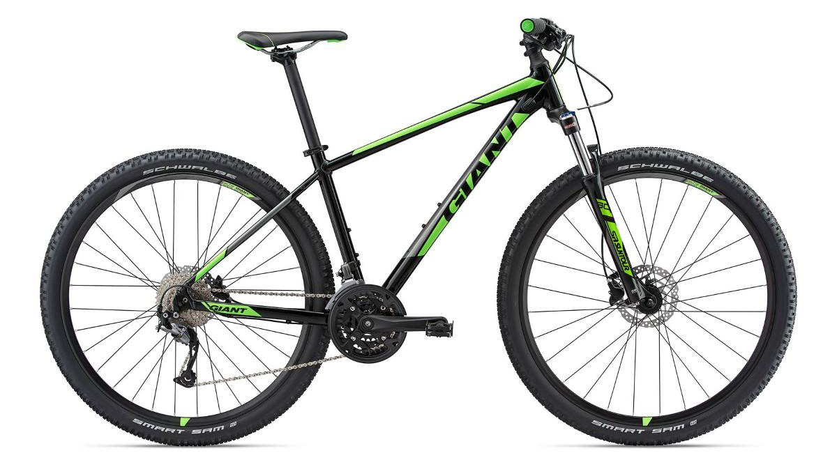 Bicicleta de munte Giant Talon 3-GE Negru-verde L photo 1 Bicicleta de munte Giant Talon 3-GE Negru-verde L photo 1