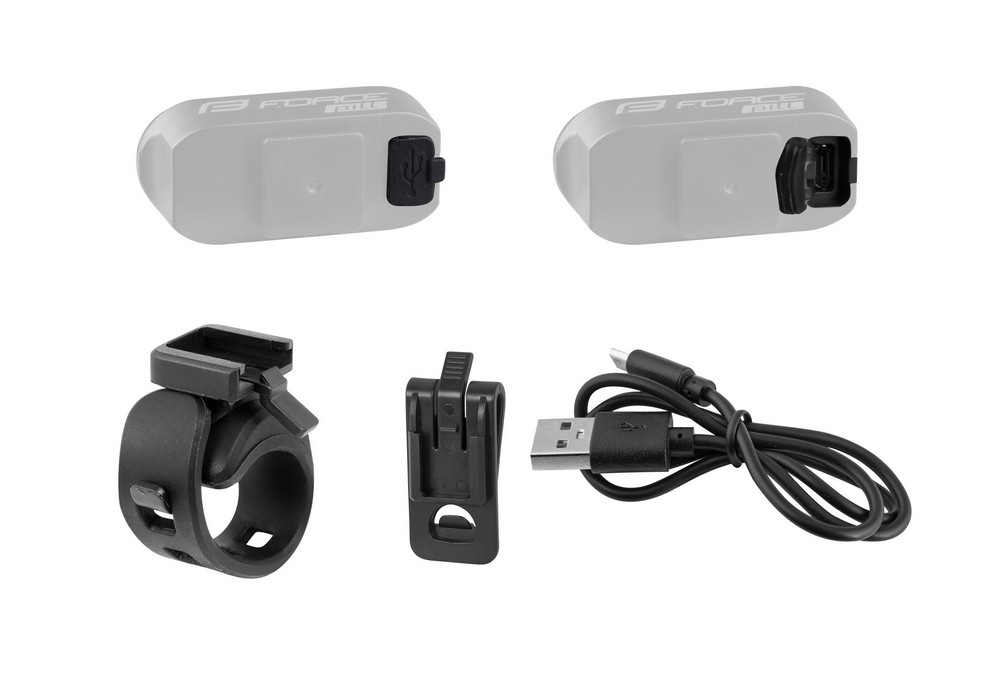 Fara spate Force PILL 12LM, 3 x LED, USB photo 2