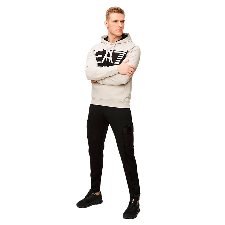 Hanorac pt bărbați EA7 EMPORIO ARMANI SWEATSHIRT XL Bej photo 2