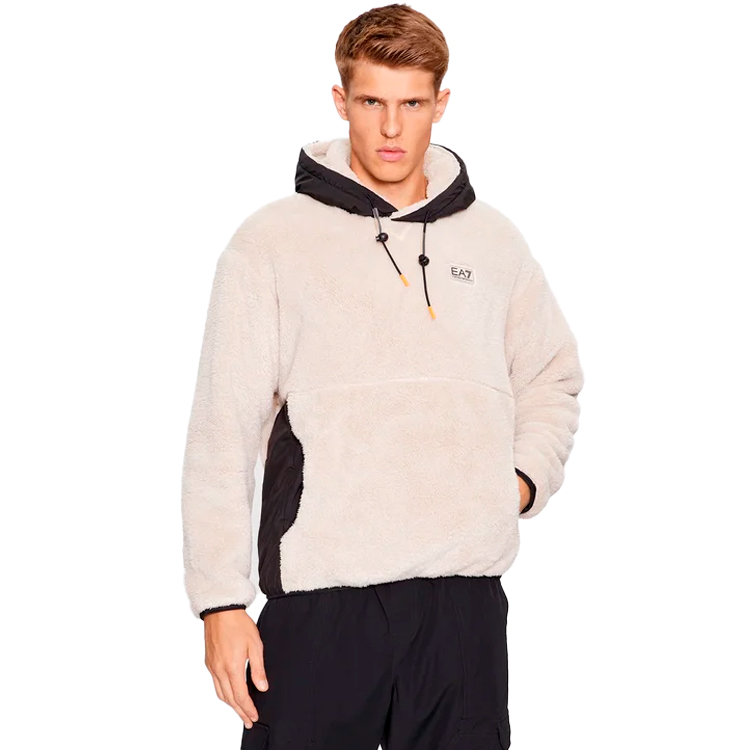 Hanorac pt bărbați EA7 EMPORIO ARMANI SWEATSHIRT XL Bej photo 2