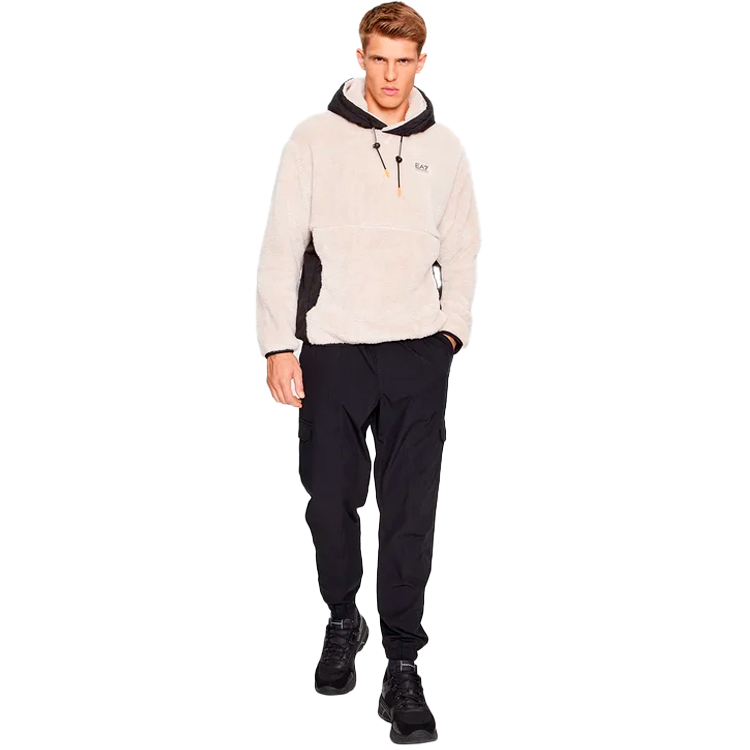 Hanorac pt bărbați EA7 EMPORIO ARMANI SWEATSHIRT XL Bej photo 3