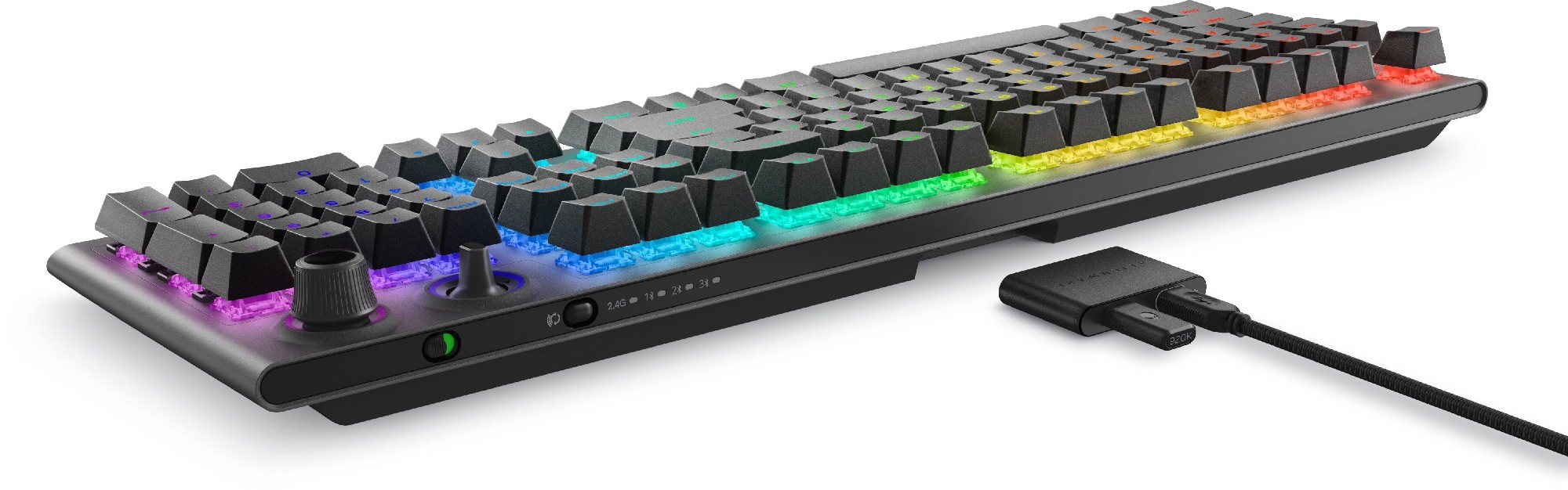 Tastatura Gaming Wireless tri-mode Dell Alienware AW920K / CHERRY MX Red/ Dark Side of the Moon photo 6