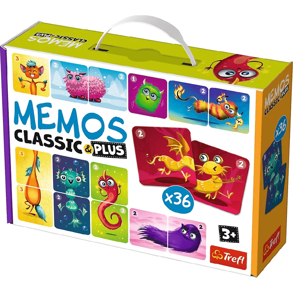 Trefl 2273 Memos Classic&Plus Cute Monsters photo 1