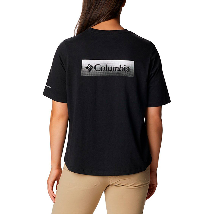 Tricou Columbia North Cascades Relaxed Tee XS Negru Femei photo 3