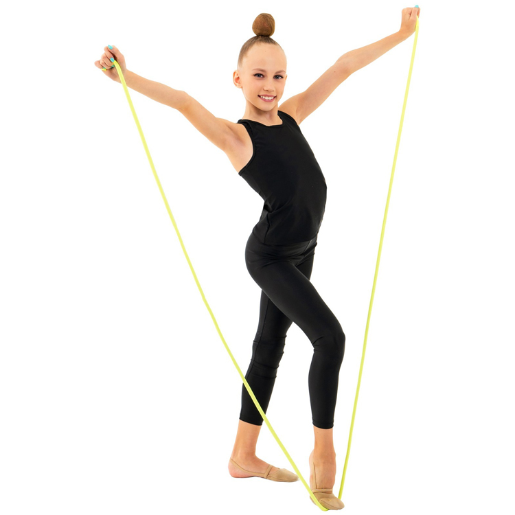 Coarda gimnastica 4446817 Grace Dance, Galben photo 2