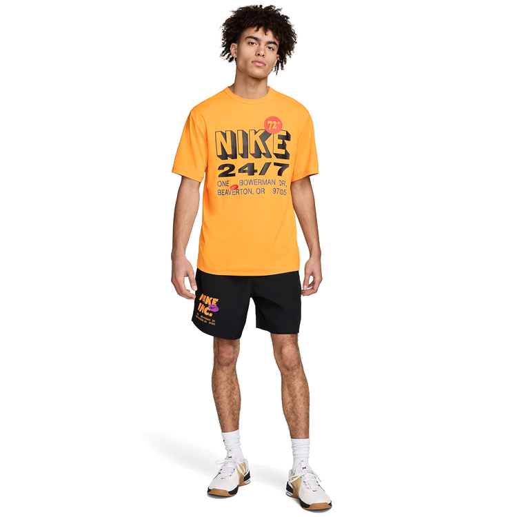 Tricou bărbătesc Nike M DF UV HYVERSE SS GFX XL Oranj photo 5