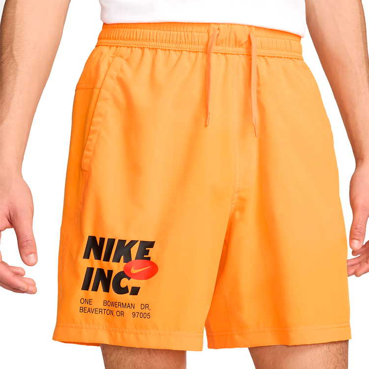 Sorti de bărbați Nike M DF FORM SHORT 7UL GX S Portocaliu photo 2