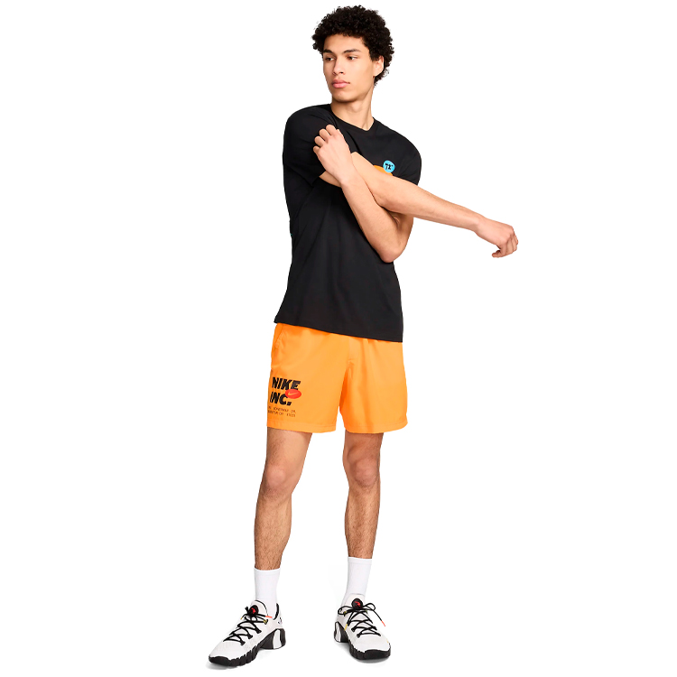 Sorti de bărbați Nike M DF FORM SHORT 7UL GX S Portocaliu photo 5