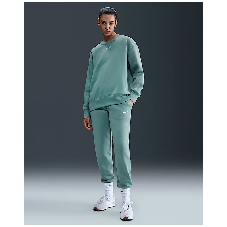 Брюки Nike W NSW PHNX FLC MR PANT STD S Зеленый Женский photo 3