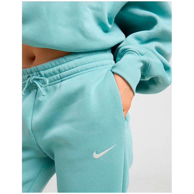 Брюки Nike W NSW PHNX FLC MR PANT STD S Зеленый Женский photo 4