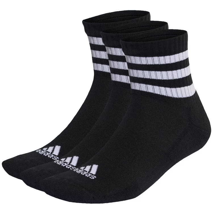 Sosete Unisex Adidas 3S C SPW MID 3P XS Negru photo 1