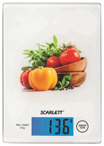 Cintar p/u bucatarie Scarlett SC1217, 8 kg, Alb photo 1 Cintar p/u bucatarie Scarlett SC1217, 8 kg, Alb photo 1