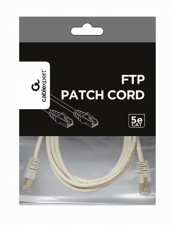 FTP Cat.5e Patch cord, 2m, Grey photo 3