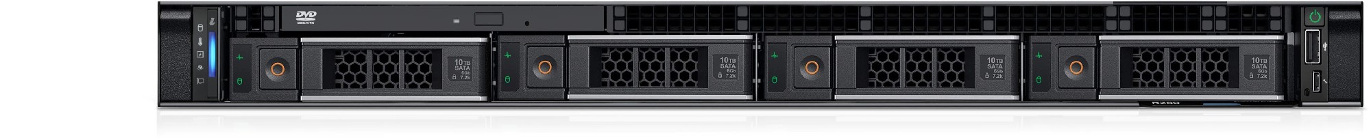 Dell PowerEdge R250 1U Rack, Intel Xeon E-2314 (2.8GHz, 8M, 4C/4T, 65W), 1x16GB UDIMM DDR4 RAM, 2TB HDD SATA,  (Chassis 4x3.5” Hot-Plug HDD), iDRAC9 Basic, On-Board LOM Broadcom 5720 Dual Port 1Gb, TPM 2.0 V3, Single Hot-Plug 700W PSU Titanium, 1U/2U Stat photo 4