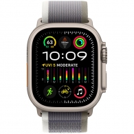 Умные часы Apple Watch Ultra 2 GPS + Cellular, 49mm Titanium Case with Green/Grey Trail Loop - S/M (MRF33RB/A) thumbnav 2