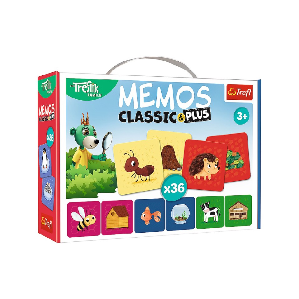 Trefl Game 2333 Memos Classic & Animals photo 1