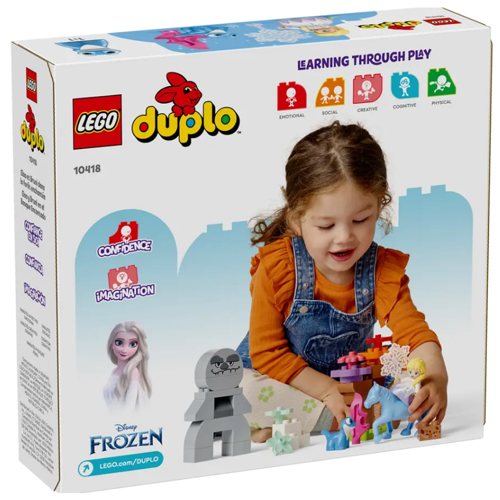 Constructor Lego Duplo Elsa & Bruni in the Enchanted Forest 10418 de la 2+ ani photo 1