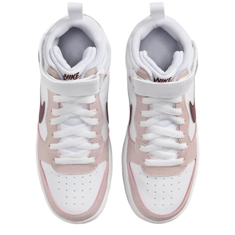 Кроссовки Nike COURT BOROUGH MID 2 GS / Женский / 39 / Белый/Розовый photo 4