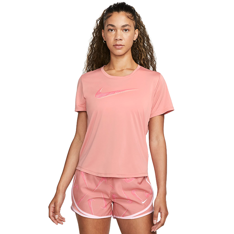 Футболка Nike W NK DF SWOOSH HBR SS TOP / Женский / XS / Розовый photo 2