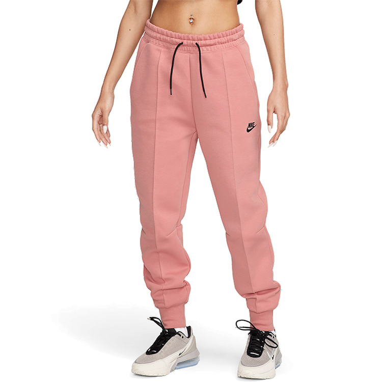 Брюки Nike W NSW TCH FLC MR JGGR M Розовый Женский photo 2