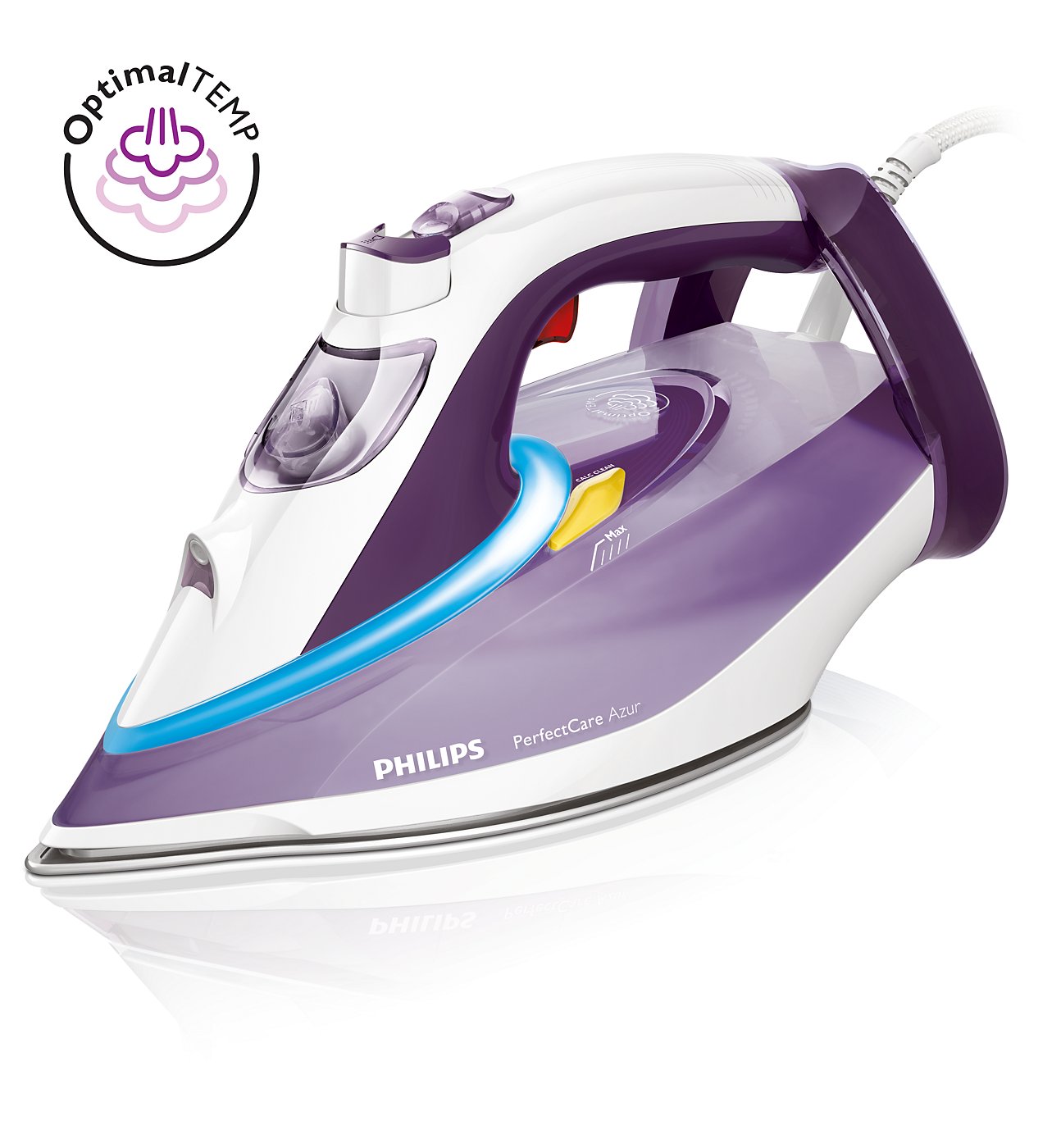 Утюг Philips GC4918, 350 мл, Фиолетовый/Белый photo 